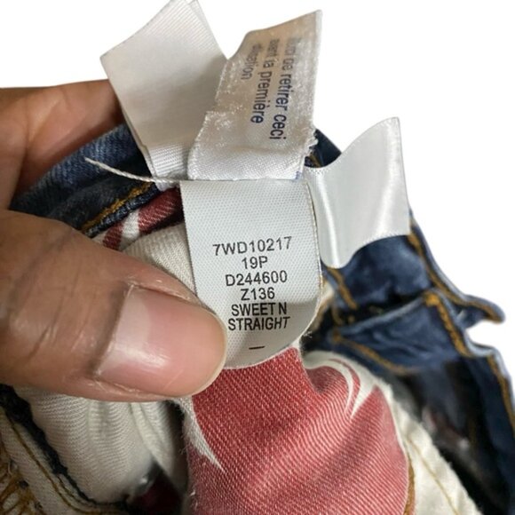 Lucky Brand Women's Dark Indigo Sweet'N Straight Ankle Denim Jeans - Picture 7 of 10